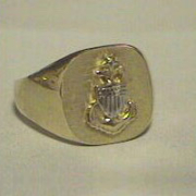 Coast Guard Senior Chief Ring – Military Jewelry